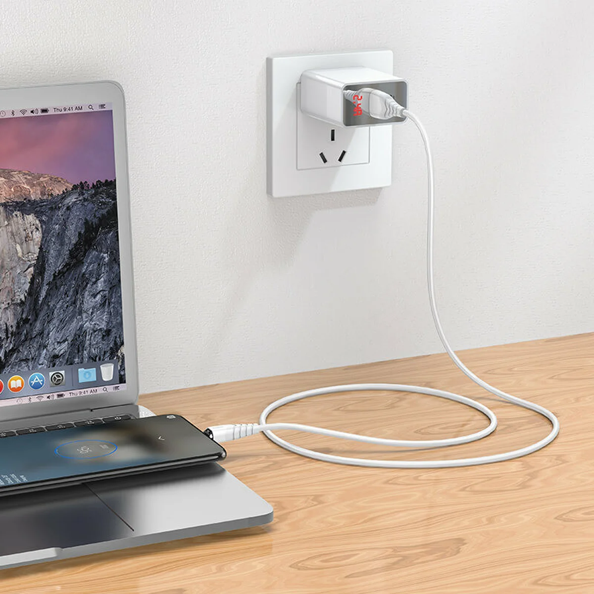 Дата кабель Hoco X63 "Racer" USB to MicroUSB (1m) Белый