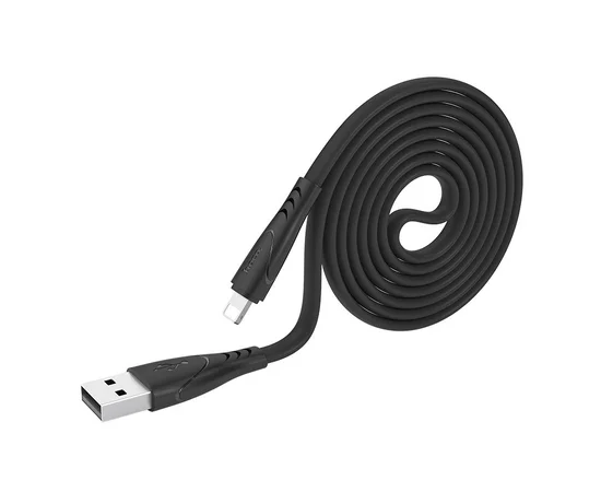 Дата кабель Hoco X42 "Soft Silicone" USB to Lightning (1m) Черный