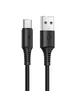 Дата кабель Borofone BX47 Coolway USB to Type-C (1m) Черный