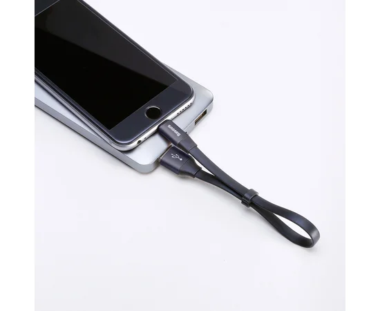 Дата кабель Baseus Nimble Portable USB to Lightning (23см) (CALMBJ-B01) Черный
