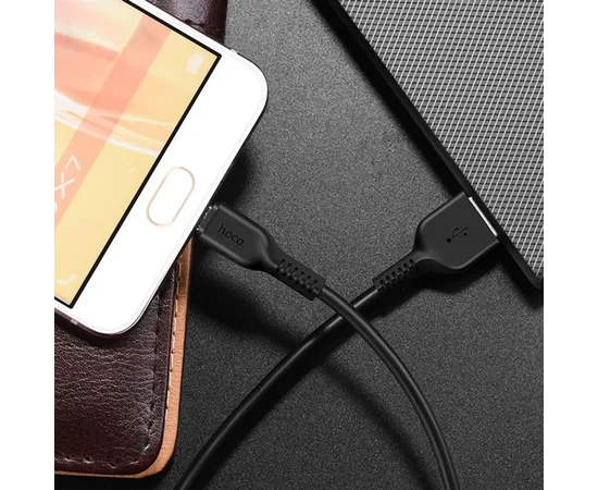 Дата кабель Hoco X20 Flash Micro USB Cable (1m) Черный