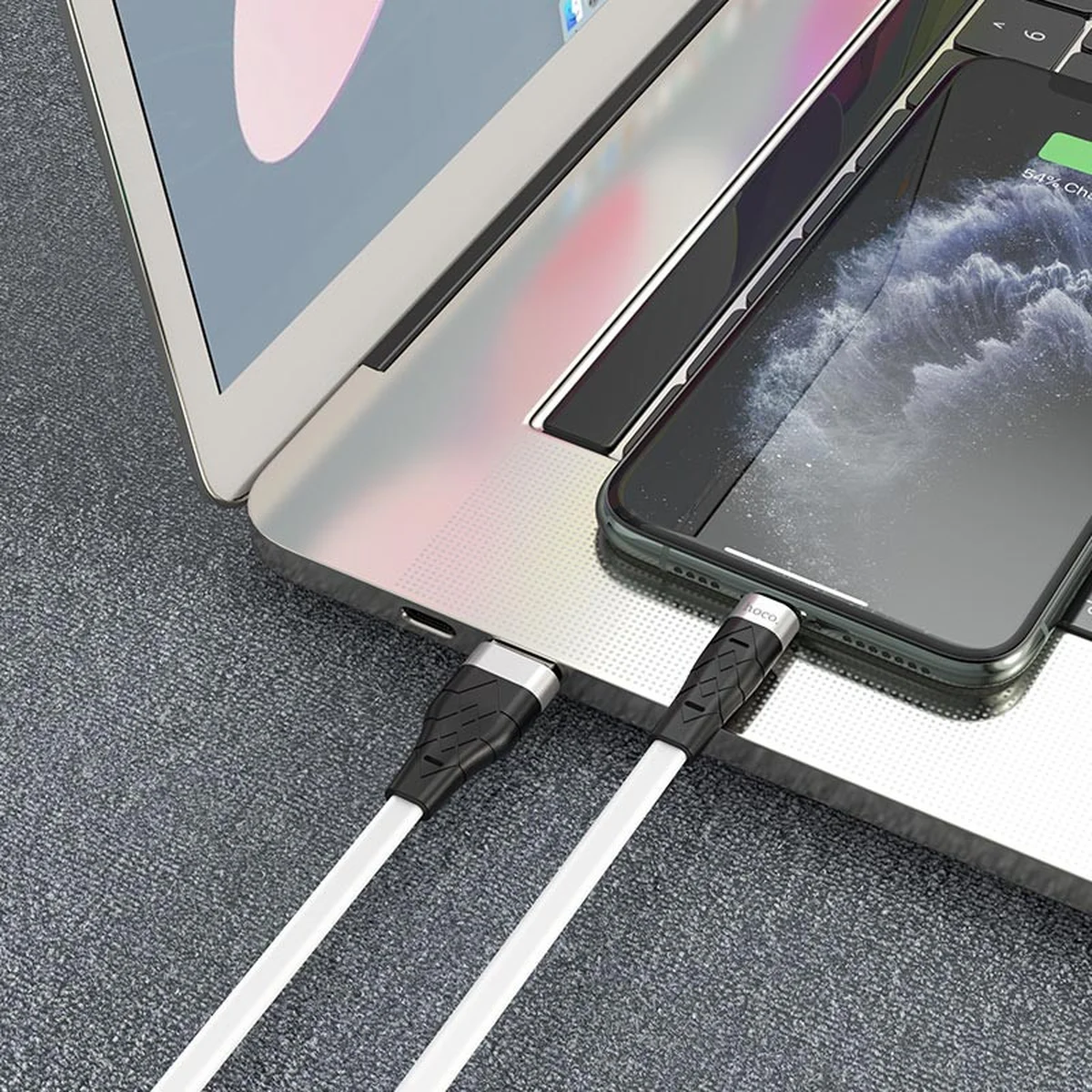 Дата кабель Hoco X53 "Angel" USB to Lightning (1m) Белый