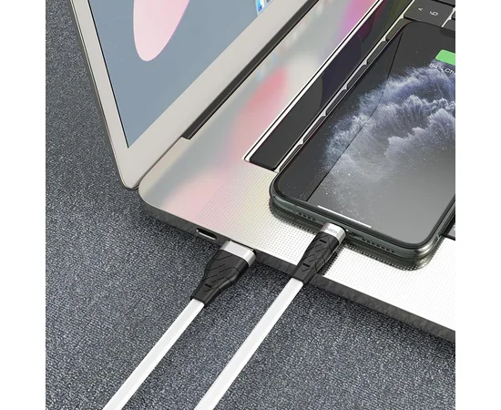 Дата кабель Hoco X53 "Angel" USB to Lightning (1m) Белый