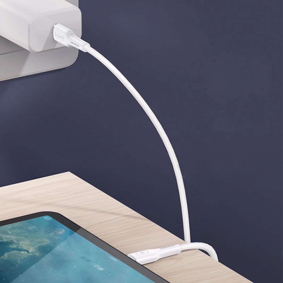 Дата кабель USAMS US-SJ459 U43 Type-C to Type-C 100W PD (1.2m) Білий