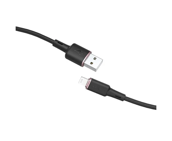 Дата кабель Acefast MFI C2-02 USB-A to Lightning zinc alloy silicone (1m) Black