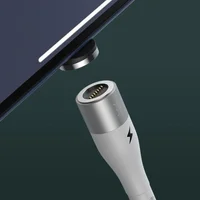 Дата кабель Baseus Zinc Magnetic Lightning 2.4A (1m) (CALXC-K) Білий