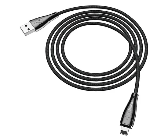 Дата кабель Hoco U75 "Blaze magnetic" Lightning (1.2М) Черный