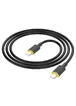 Дата кабель Hoco U109 Type-C to Type-C 100W (1.2m) Black