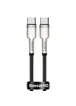 Дата кабель Baseus Cafule Series Metal Type-C to Type-C 100W (2m) Чорний