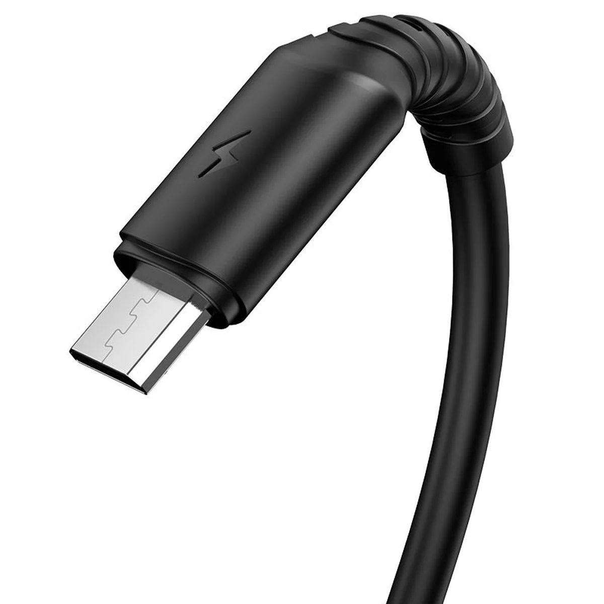 Дата кабель Borofone BX47 Coolway USB to MicroUSB (1m) Черный