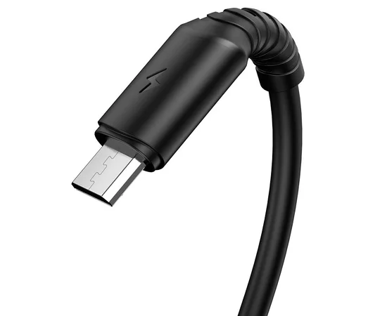 Дата кабель Borofone BX47 Coolway USB to MicroUSB (1m) Черный