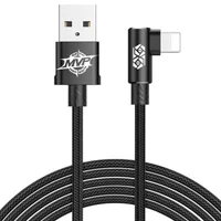 Дата кабель Baseus MVP Elbow L-образное подключение USB to Lightning 1.5A (2m) (CALMVP-A) Черный
