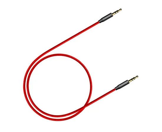 Аудио кабель Aux Baseus Yiven M30 (1m) Черный / Красный