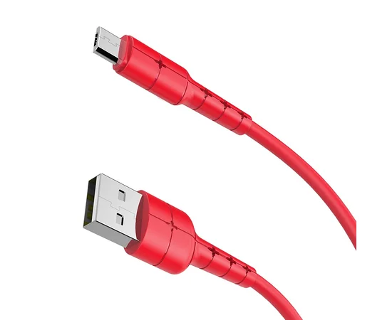Дата кабель Hoco X30 Star Micro USB Cable 2A (1.2m) Красный