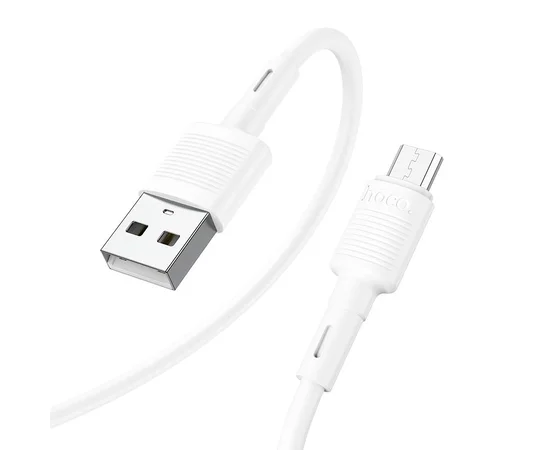 Дата кабель Hoco X83 Victory USB to MicroUSB (1m) White
