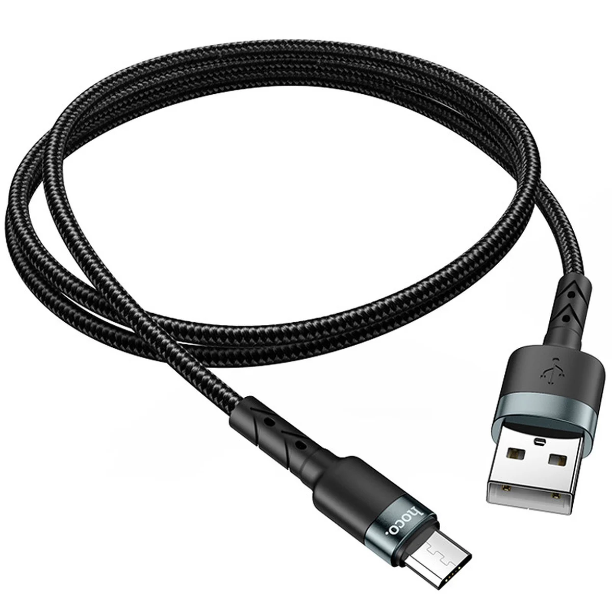 Дата кабель Hoco DU46 Charging USB to MicroUSB (1m) Черный