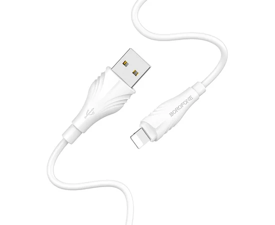 Дата кабель Borofone BX18 Optimal USB to Lightning (2m) Белый