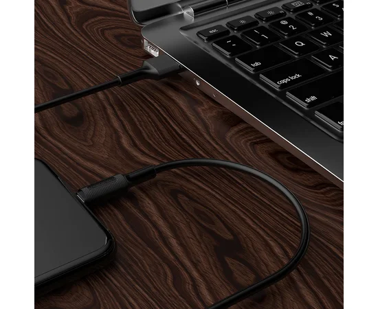 Дата кабель Borofone BX1 EzSync USB to Lightning (1m) Черный