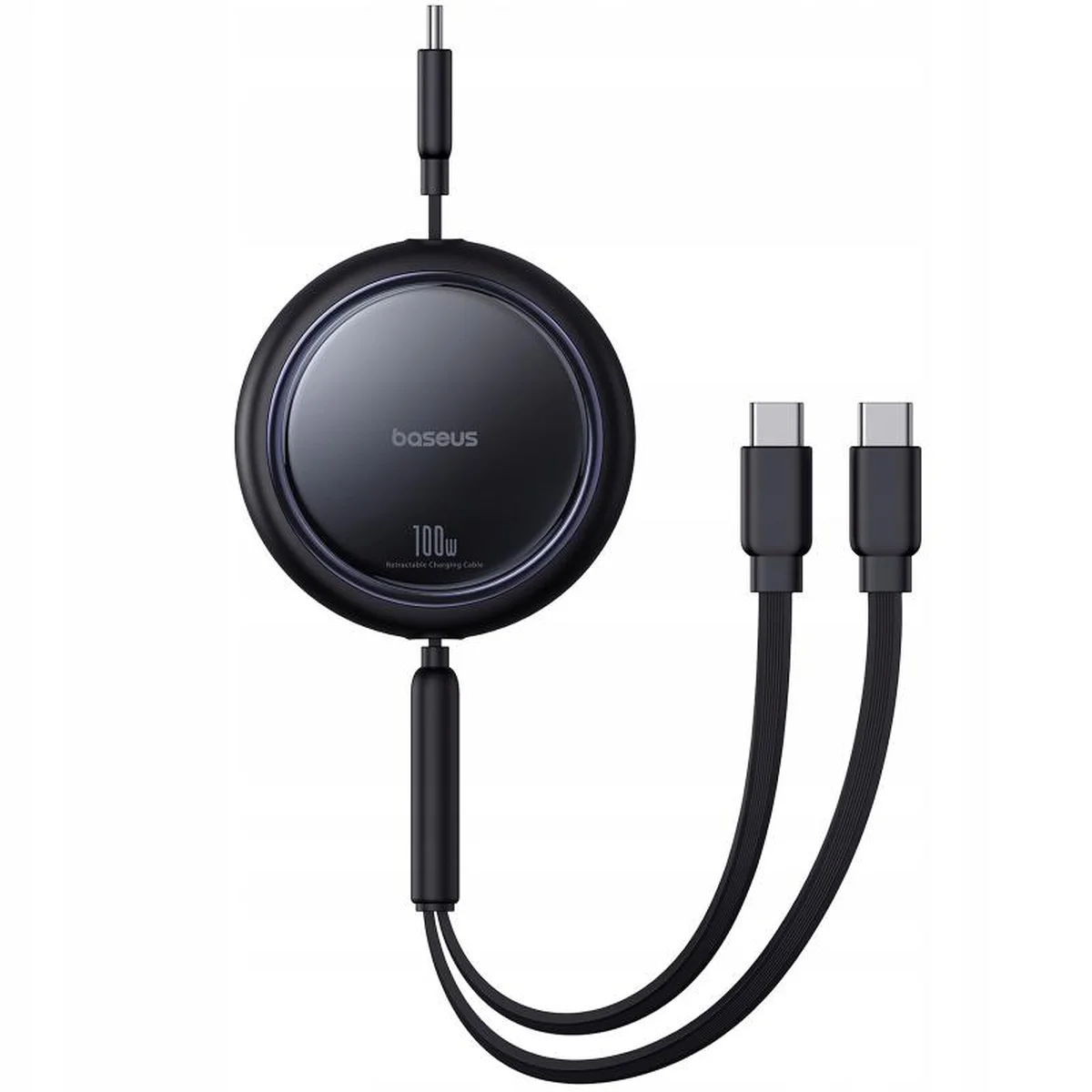 Дата кабель Baseus Bright Mirror Series Type-C to Type-C/Type-C 100W (1m) (P10318602111) Cluster Black