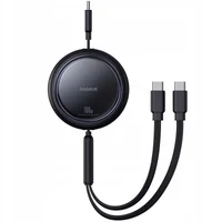 Дата кабель Baseus Bright Mirror Series Type-C to Type-C/Type-C 100W (1m) (P10318602111) Cluster Black