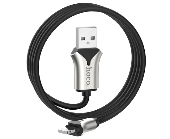 Дата кабель Hoco U67 "Soft Silicone" Lightning (1.2m) Черный