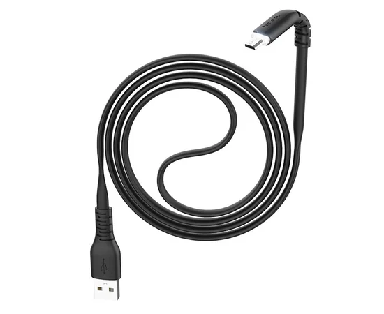 Дата кабель Hoco X44 "Soft Silicone" USB to MicroUSB (1m) Черный
