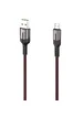 Дата кабель Hoco U68 "Gusto" MicroUSB 4A (1.2m) Черный