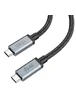 Дата кабель Hoco US06 Type-C to Type-C 100W USB3.2 20Gbps (1m) Black