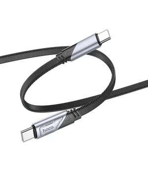 Дата кабель Hoco U119 Machine charging data Type-C to Type-C 60W (1.2m) Black