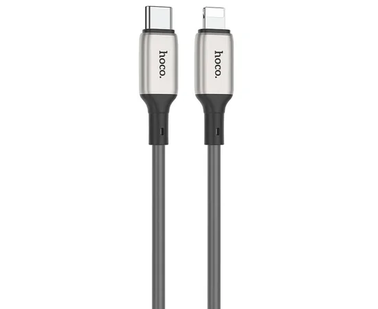 Дата кабель Hoco X66 "Howdy" PD Type-C to Lightning (1m) Серый