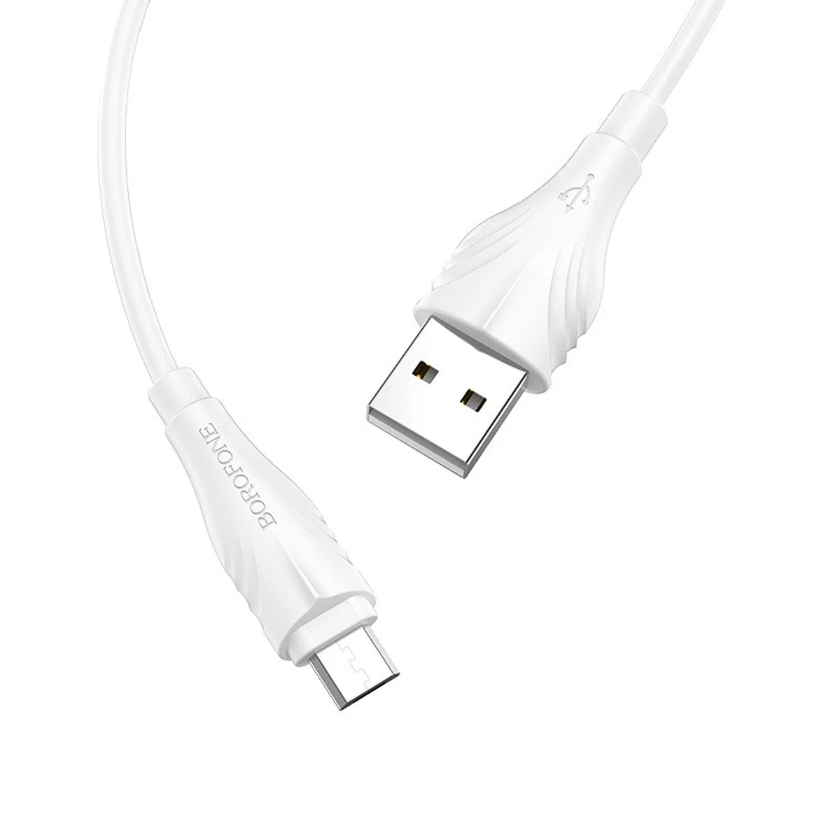 Дата кабель Borofone BX18 Optimal USB to MicroUSB (2m) Белый