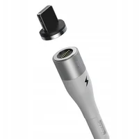Дата кабель Baseus Zinc Magnetic Lightning 2.4A (1m) (CALXC-K) Білий