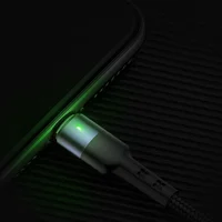 Дата кабель Usams US-SJ412 U26 3in1 USB to Combo 2A (3m) Черный