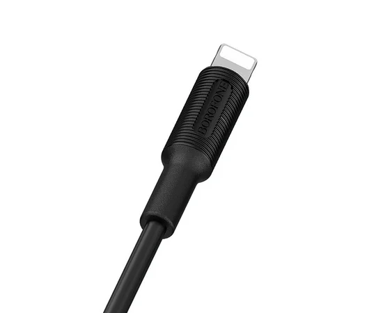 Дата кабель Borofone BX1 EzSync USB to Lightning (1m) Черный