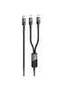 Дата кабель Hoco U139 Type-C to Type-C/Type-C 100W (1.2m) Black