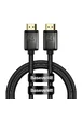 Дата кабель Baseus HDMI High Definition Series 8KHDMI To 8KHDMI (Zinc alloy) (1m) (WKGQ000001)) Black