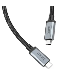 Дата кабель Hoco US05 Type-C to Type-C 100W USB4 40Gbps (1m) Black