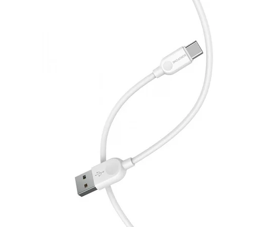 Дата кабель Borofone BX14 USB to Type-C (3m) Белый