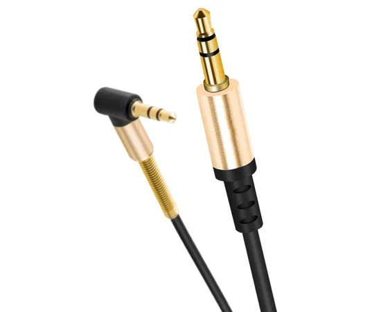 Аудио кабель Aux Hoco UPA02 (1m) Black