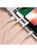 Дата кабель Hoco X25 "Soarer" 3in1 Lightning -MicroUSB-Type-C Белый