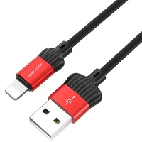 Дата кабель Borofone BX28 Dignity USB to Lightning (1m) Красный