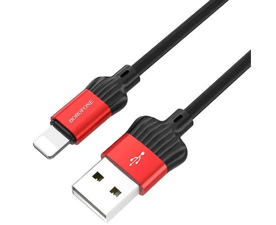 Дата кабель Borofone BX28 Dignity USB to Lightning (1m) Красный