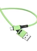 Дата кабель USAMS US-SJ436 U52 USB to Type-C (1m) Зеленый
