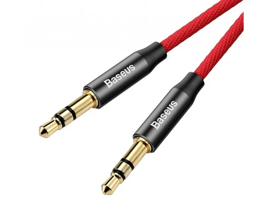 Аудио кабель Aux Baseus Yiven M30 (1.5m) (CAM30-CS) Черный / Красный