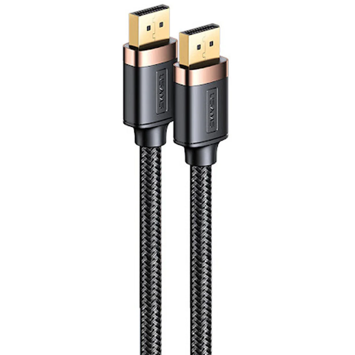 Дата кабель Usams US-SJ531 U74 4K HD DP To DP Cable (2m) Чорний