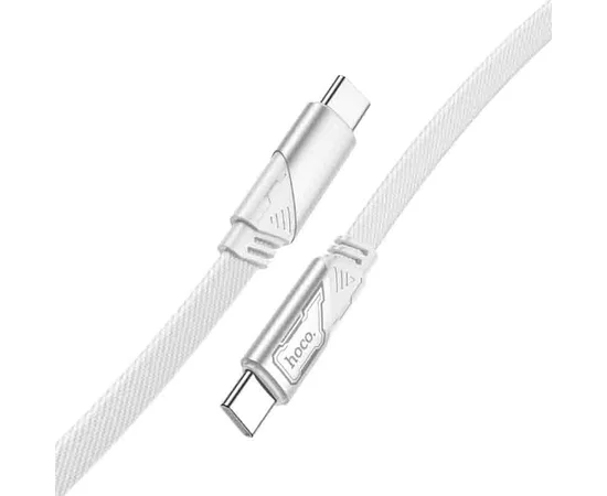Дата кабель Hoco U119 Machine charging data Type-C to Type-C 60W (1.2m) Gray