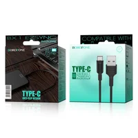 Дата кабель Borofone BX1 EzSync USB to Type-C (1m) Чорний