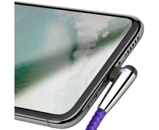 Дата кабель Baseus Sharp-Bird Mobile Game Lightning Cable 2.4A (1m) Фиолетовый