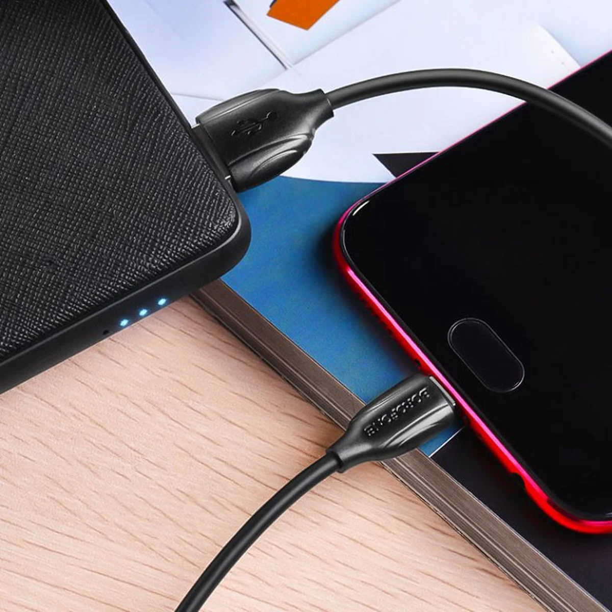 Дата кабель Borofone BX19 USB to MicroUSB (1m) Черный