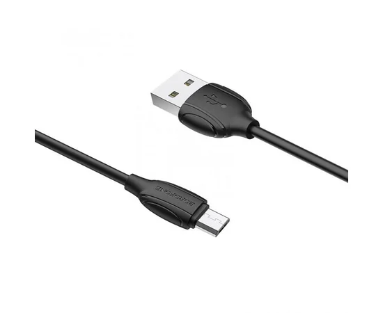 Дата кабель Borofone BX19 USB to MicroUSB (1m) Черный